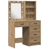 vidaXL Meikkip&ouml;yt&auml; 2 pcs Ruskea 50 x 41 x 135 cm Tekninen puu