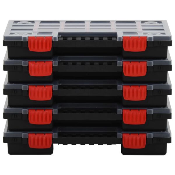 vidaXL Lajittelulaatikot 10 kpl 34,5x25x5 cm polypropeeni