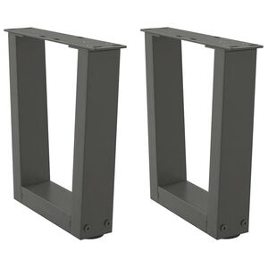 vidaXL Sohvap&ouml;yd&auml;n jalat V-muotoiset 2 kpl antrasiitti 30x(30-31,3) cm ter&auml;s