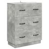 vidaXL Laatikkokaappi Betoninharmaa 66 x 34,5 x 87 cm Tekninen puu