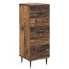 vidaXL Laatikkokaappi Vanha puu 33 x 34,5 x 89,5 cm Tekninen puu