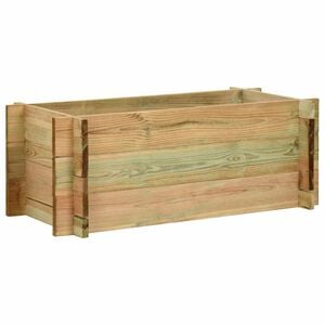 vidaXL Istutuslaatikko kyll&auml;stetty m&auml;nty 80 cm