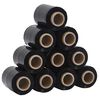 vidaXL Stretch Films 10 kpl musta 23 &micro;m 10 cm x 300 m