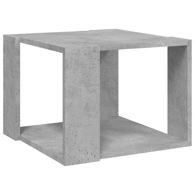 vidaXL Sohvapöytä betoninharmaa 40x40x30 cm tekninen puu