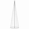 vidaXL Kartiojoulukuusi 330 moniv&auml;rist&auml; LED-valoa 100x300 cm