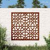 vidaXL Puutarhasein&auml;koriste 55x55 cm corten ter&auml;s Maurikuvio