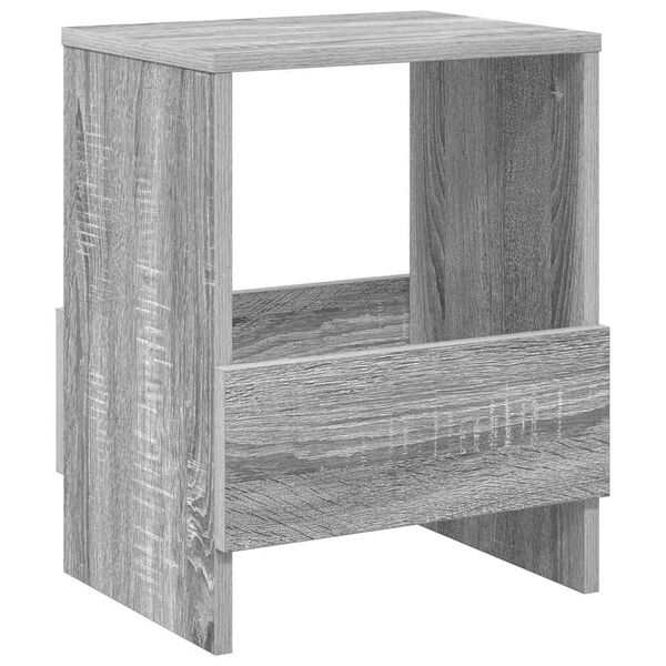 vidaXL Lehtiteline Harmaa Sonoma 35 x 30 x 45 cm