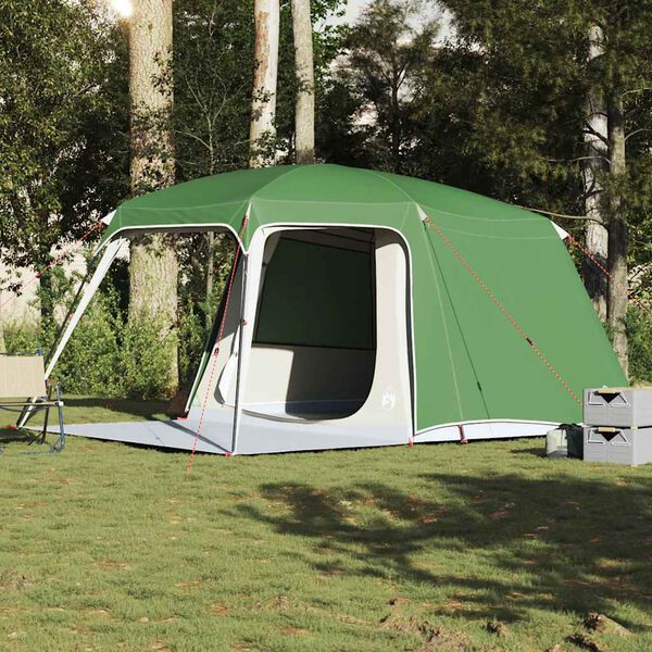 vidaXL Camping Teltta Porch Dome 5-hengen vihreä vedenpitävä