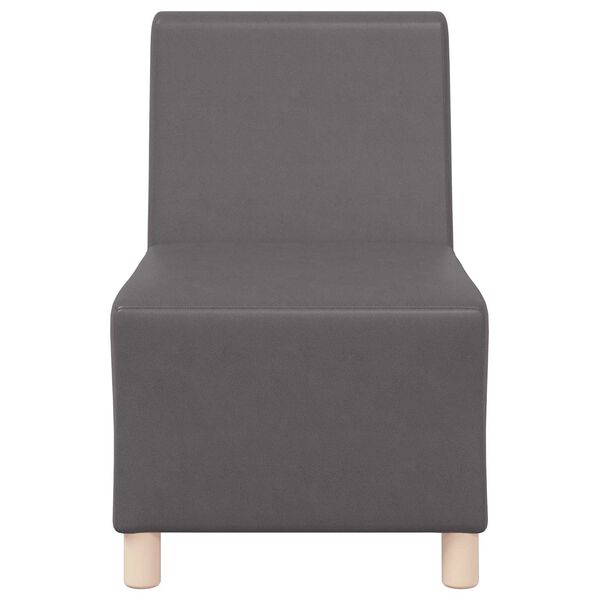 vidaXL | Modulaarinen k&auml;sinojatonta sohva-yksikk&ouml; | Harmaa 55 x 74 x 82 cm