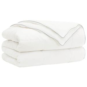 vidaXL Peitto TRIER 135x200cm 4 vuodenaikaa 140+220GSM valkoinen