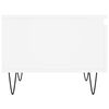 vidaXL Sohvapöydät 2 kpl valkoinen 50x46x35 cm tekninen puu