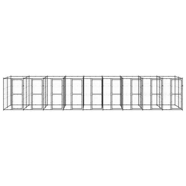 vidaXL Koiran ulkoh&auml;kki ter&auml;s 21,78 m&sup2;