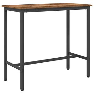 vidaXL P&ouml;yt&auml; Vanha puu 100 x 50 x 90,5 cm Kehitetty puu ja ter&auml;s