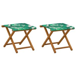 vidaXL Laituri 2 pcs Tihe&auml; Eukalyptuspuu Lehtikuvio