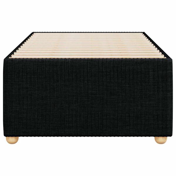 vidaXL S&auml;ngynrunko ilman patjaa musta single kangas