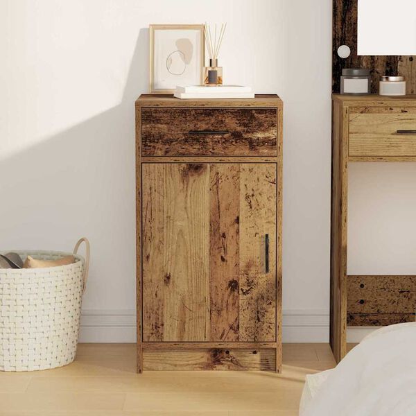 vidaXL Sivup&ouml;yt&auml; Vanha puu 40 x 40.5 x 75 cm Tekninen puu