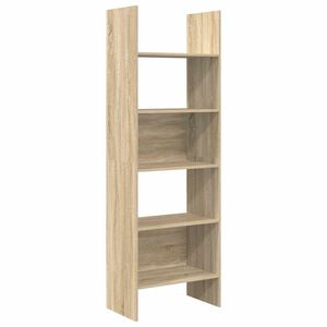 vidaXL Kirjahylly Sonoma-tammi 60x35x180 cm tekninen puu