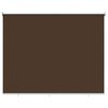 vidaXL Rullaverho ulkotiloihin 145(L)x230(K) cm ruskea HDPE