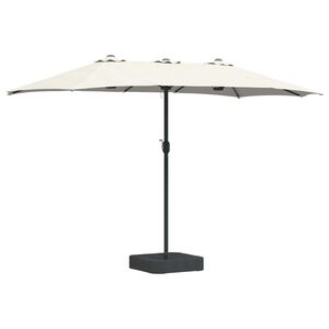 vidaXL Puutarhavarjo Hiekka ja Antrasiitti 385 x 209 x 244 cm