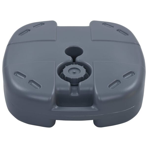 vidaXL Kannettava p&auml;iv&auml;nvarjon alusta harmaa hiekka-/vesit&auml;ytteinen