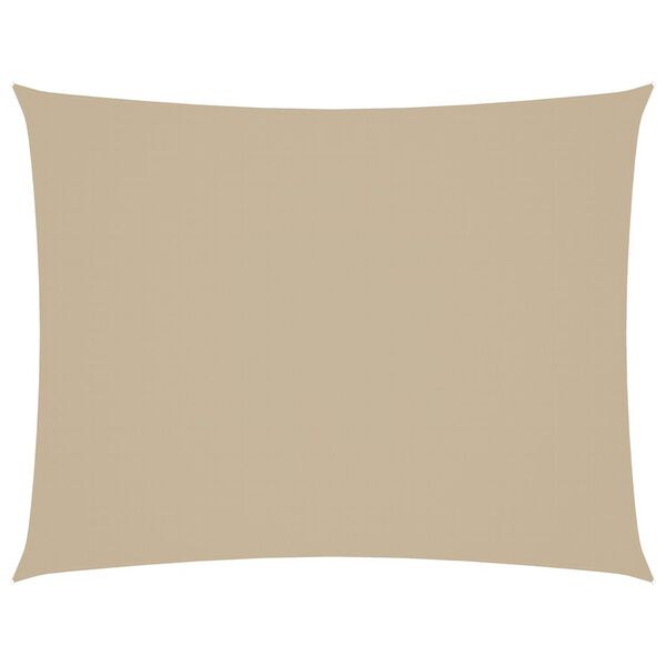 vidaXL Aurinkopurje Oxford-kangas suorakaide 6x8 m beige