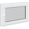 vidaXL Kellari-ikkuna RISOR 90 x 60 cm PVC ja lasi Antrasiitti