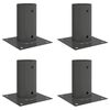 vidaXL Py&ouml;re&auml; maapaluu 4 pcs Antrasiitti 15 x 15 x 15 cm Metalli