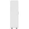 vidaXL Sivup&ouml;yt&auml; FLORIN Korkean kiillon valkoinen 55,5 x 29 x 103 cm