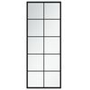 vidaXL Sein&auml;peilit musta 100x40 cm metalli
