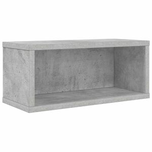 vidaXL CD-s&auml;ilytyshylly Betoninharmaa 40 x 17 x 17 cm Tekninen puu