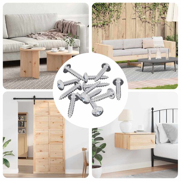 vidaXL Itsekiertev&auml; kynsi 10976 pcs Sinkitty Ter&auml;s