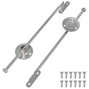 vidaXL Vetoj&auml;nteit&auml; 2 pcs Hopea 190 mm Rauta