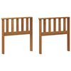 vidaXL k&auml;sinojat 2 pcs Ruskea 60 x 6 x 61 cm Tekninen puu