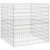 vidaXL Neli&ouml;nmuotoinen Kompostori 100 x 100 x 100 cm Rauta