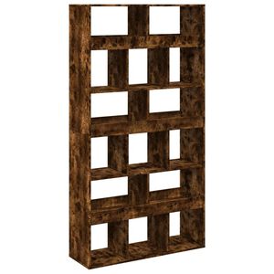 vidaXL Huoneenjakaja savutammi 100x33x187,5 cm tekninen puu