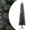 vidaXL Ohut Tekojoulukuusi jalustalla vihre&auml; 210 cm PVC