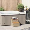 vidaXL Hot Tub Step Beige 50x50x50,5 cm polyrottinki