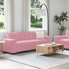 vidaXL | Sohvasetti | 2 pcs Pinkki 221 x 78 x 80 cm Sametti