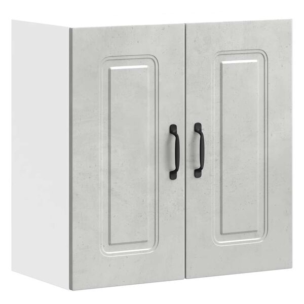 vidaXL Keittiön seinäkaappi Kalmar betoni harmaa suunniteltu puu