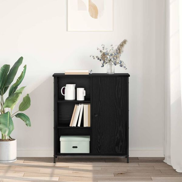 vidaXL Sivup&ouml;yt&auml; Musta tammi. 70 x 30 x 80 cm Tekninen puu