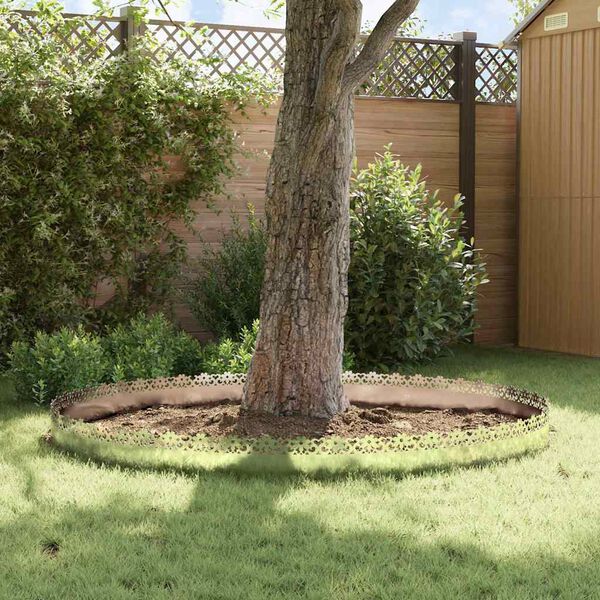 vidaXL Nurmikonreunukset 10 pcs Hopea 103 x 0,05 x 22 cm