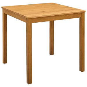 vidaXL Ruokap&ouml;yt&auml; 75 x 75 x 75,5 cm M&auml;ntypuu Luonnollinen Neli&ouml;
