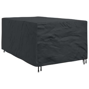 vidaXL Huonekalusuojus Yksiv&auml;rinen Musta 143 x 225 x 90 cm 420D