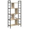 vidaXL Kirjahylly 9 tasoa 75 x 30 x 156 cm Tekninen puu Sonoman tammi