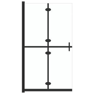vidaXL Walk-in suihkusein&auml; kokoontaittuva kirkas ESG-lasi 70x190 cm