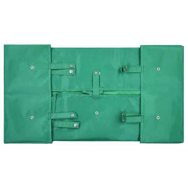 vidaXL Puutarhakärryn irtovuori vihreä kangas