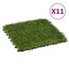 vidaXL Keinonurmilevyt 11 kpl 30x30 cm vihre&auml;