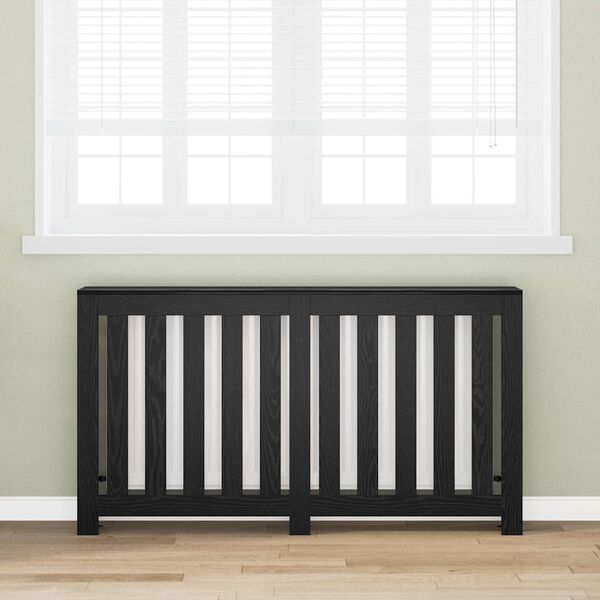 vidaXL Patterinsuoja Musta tammi. 149 x 20 x 82 cm Tekninen puu