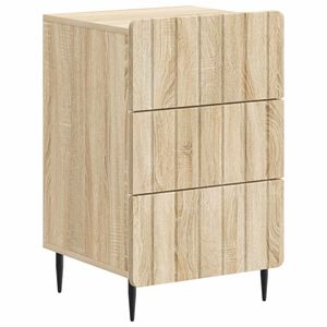 vidaXL Y&ouml;p&ouml;yt&auml;kaappi Sonoma-tammi 43x 41 x 68 cm Tekninen puu