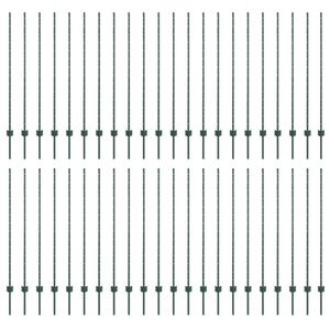 vidaXL Aitalatu 44 pcs Vihre&auml; 180 cm Ter&auml;s